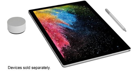 Microsoft - Geek Squad Certified Refurbished Surface Book 2 - 13.5" Touch-Screen Laptop - Intel Core i7 - 8GB Memory - 256GB SSD - Platinum
