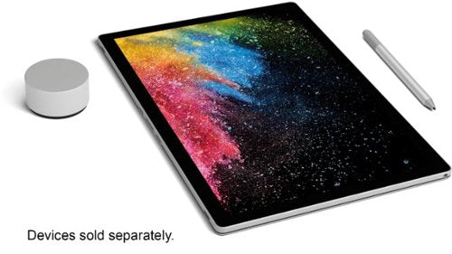 Microsoft - Geek Squad Certified Refurbished Surface Book 2 - 13.5" Touch-Screen Laptop - Intel Core i7 - 16GB Memory - 512GB SSD - Silver