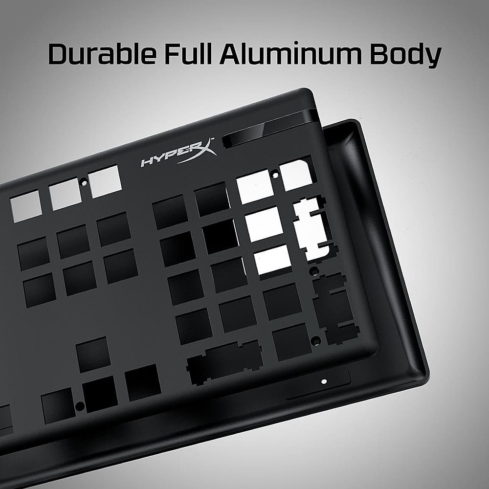 HyperX - Alloy Origins Core TKL Wired Mechanical Tactile Aqua Switch Gaming Keyboard with RGB Back Lighting - Black