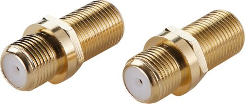Rocketfish™ - Coaxial Cable Couplers (2 Pack) - Gold