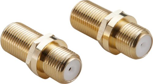 Rocketfish™ - Coaxial Cable Couplers (2 Pack) - Gold