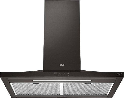 LG - 36 inches - Convertible - Wall Range Hood - Black Stainless Steel