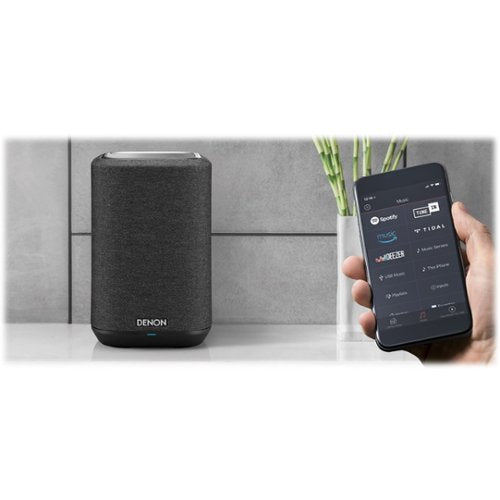 Denon - Home 150 Wireless Speaker with HEOS Built-in AirPlay 2 and Bluetooth - Black