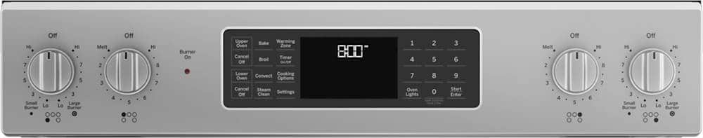 GE - 30" Wide 5 Elements 6.6 Cu. Ft. Slide-In Double Oven Electric True Convection Range w/ Self-Steam Cleaning and Air Fry - Stainless Steel