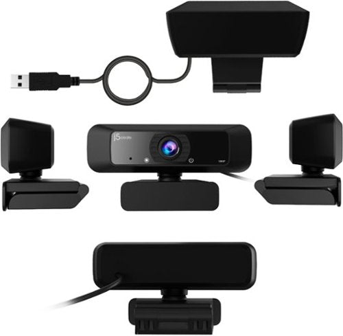 j5create - USB HD Webcam with 360° Rotation - Black