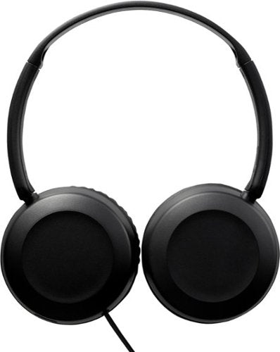 JVC - Powerful Sound On Ear Headphones - Black