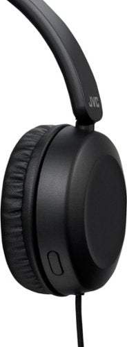JVC - Powerful Sound On Ear Headphones - Black