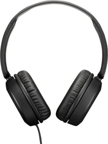 JVC - Powerful Sound On Ear Headphones - Black