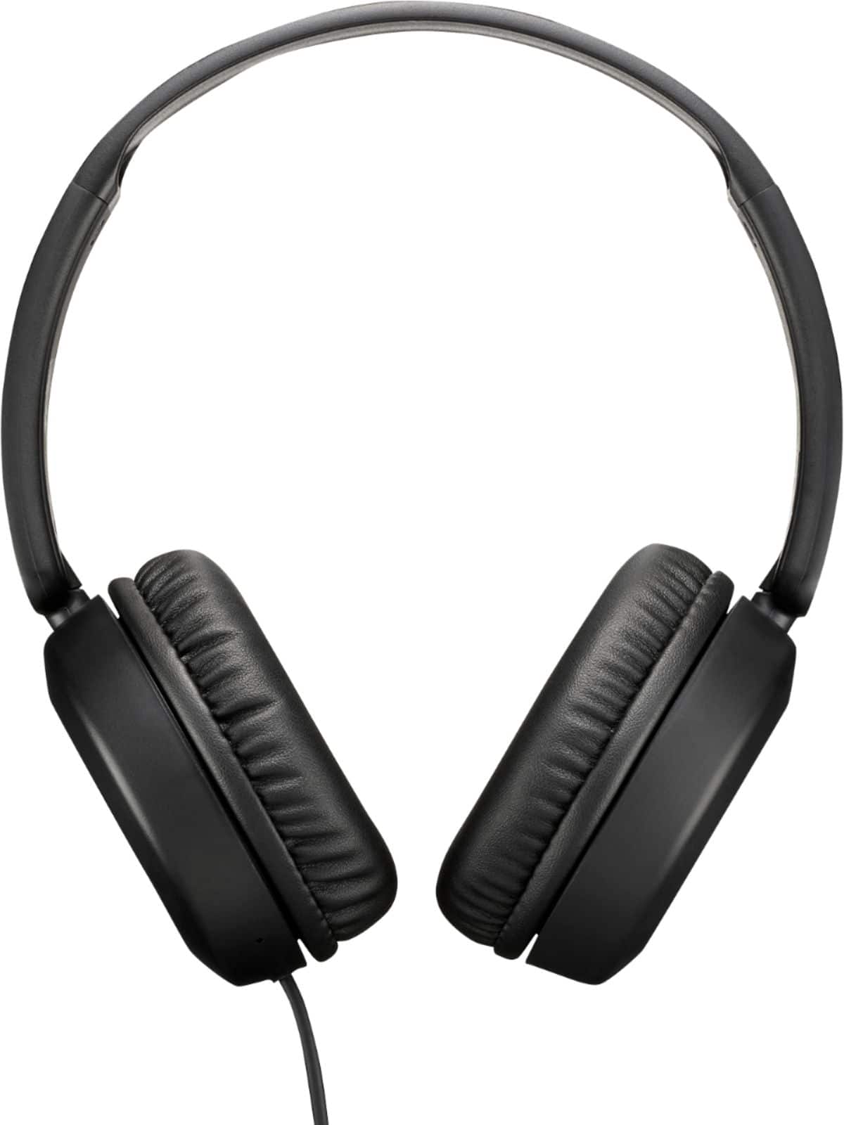 JVC - Powerful Sound On Ear Headphones - Black