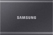 Samsung - Geek Squad Certified Refurbished T7 1TB External USB 3.2 Gen 2 Portable SSD with Hardware Encryption - Titan Gray