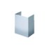 Telescopic Duct Cover for Thermador Professional Series PH48GWS and PH48HWS Hoods - Silver