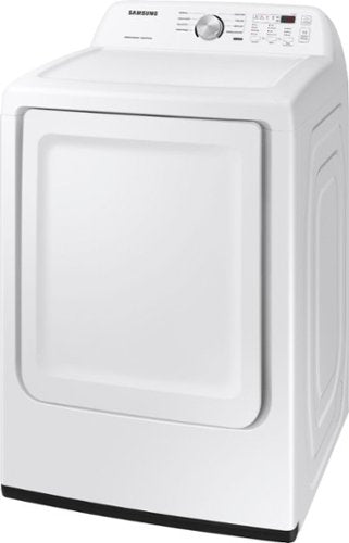 Samsung - 7.2 Cu. Ft. Electric Dryer with Sensor Dry - White