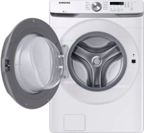 Samsung - 4.5 Cu. Ft. High Efficiency Stackable Smart Front Load Washer with Vibration Reduction Technology+ - White