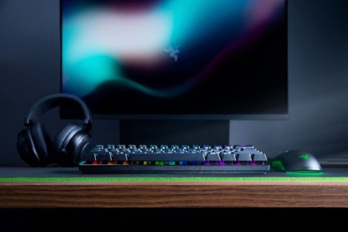 Razer - Huntsman Mini 60% Wired Optical Clicky Switch Gaming Keyboard with Chroma RGB Backlighting - Black