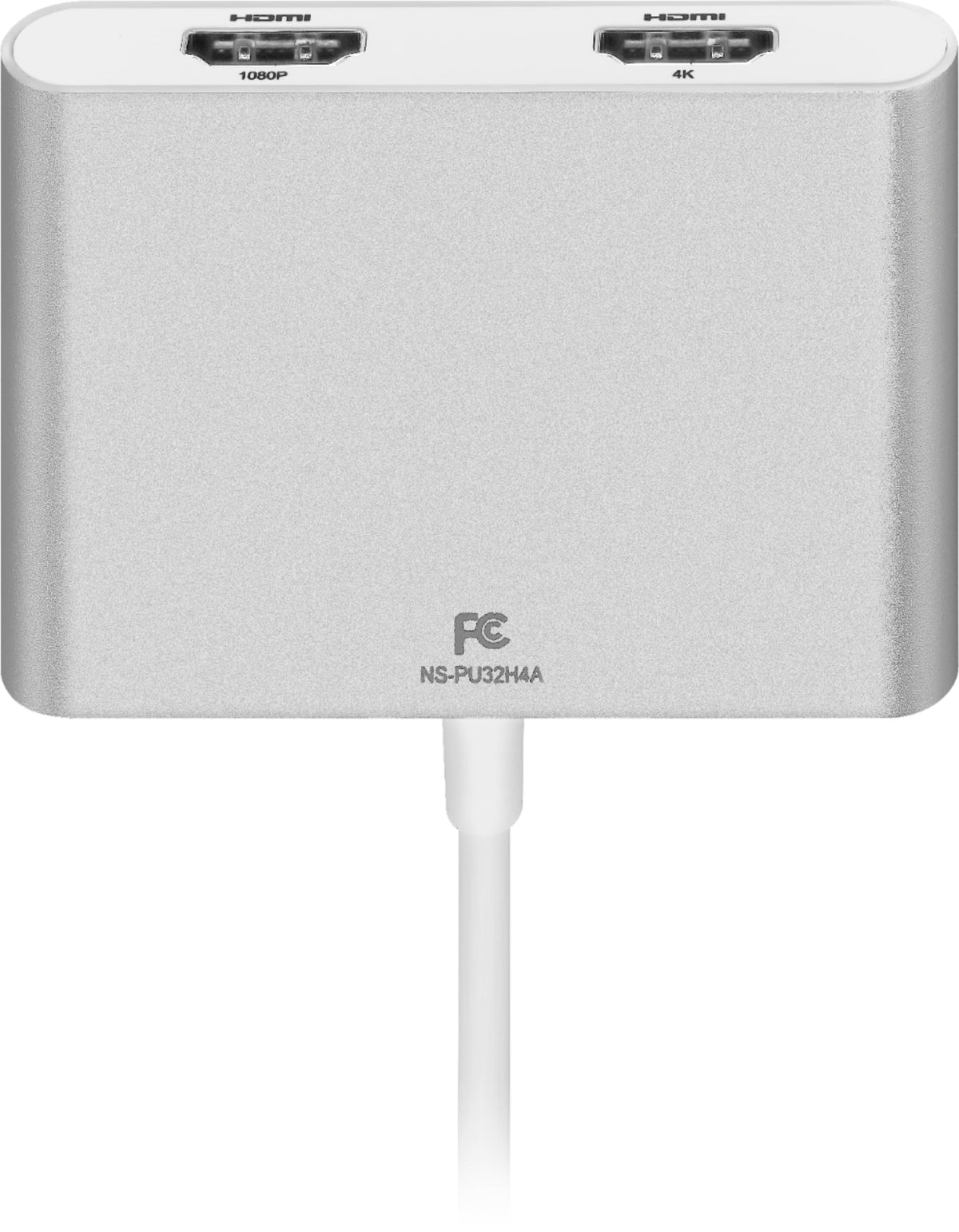 Insignia™ - USB to Dual HDMI Adapter - White