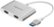 Insignia™ - USB to Dual HDMI Adapter - White