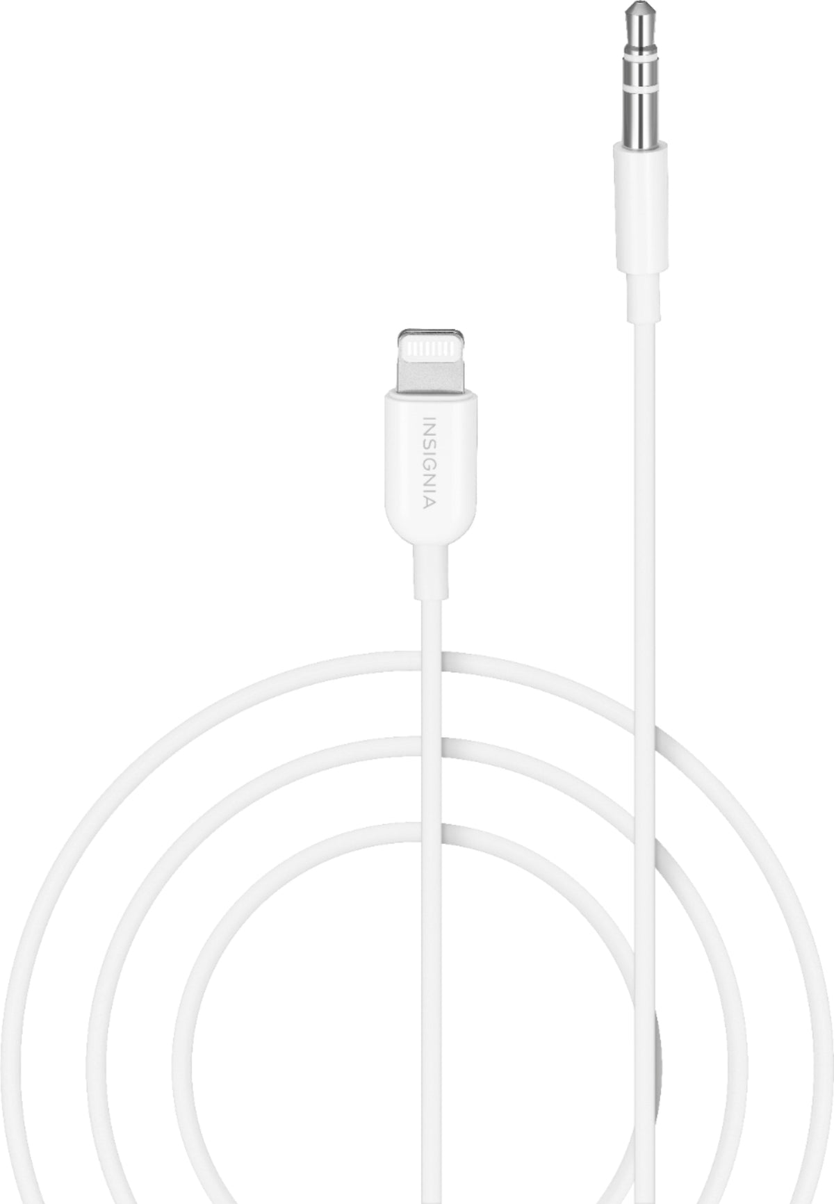 Insignia™ - 6' Lightning to 3.5 mm Audio Cable - White