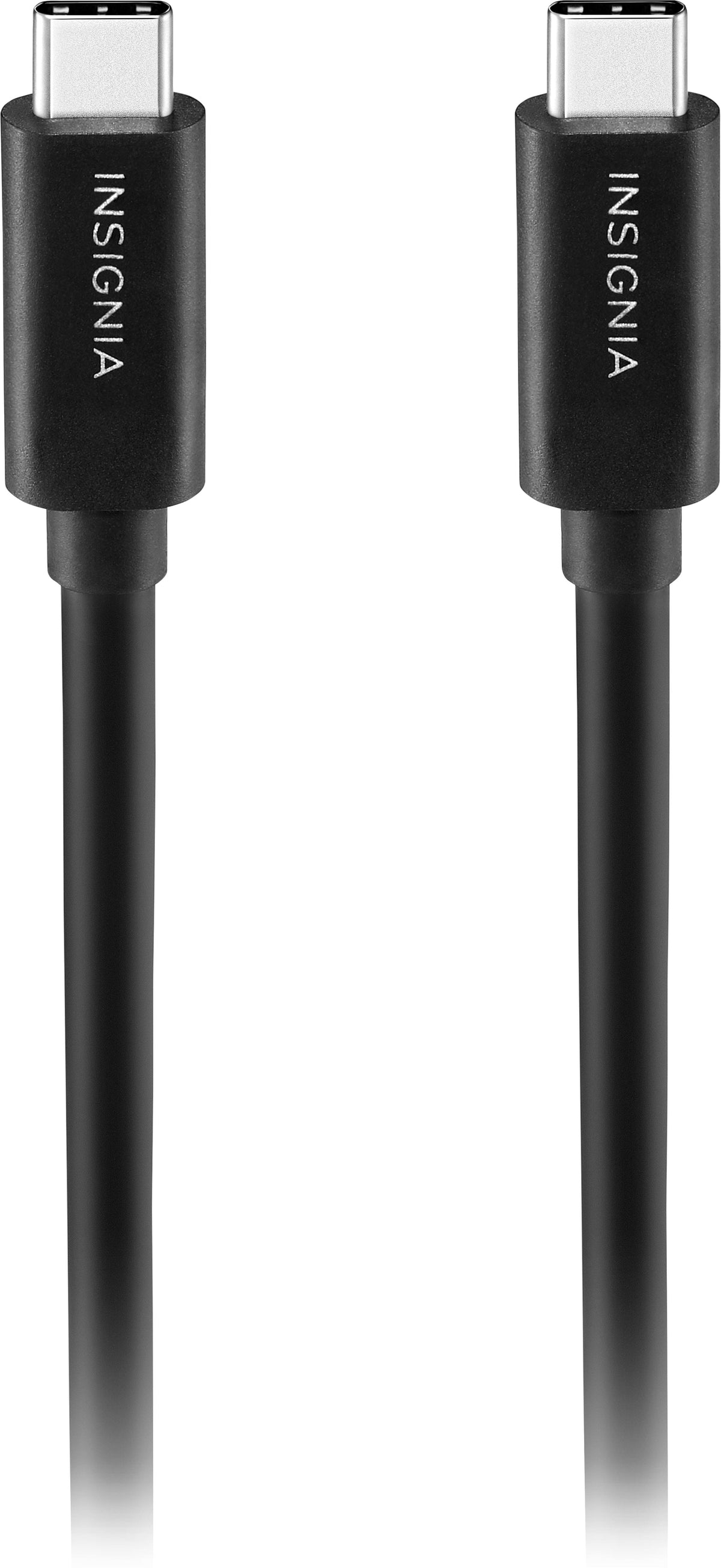 Insignia™ - 3.3’ USB-C to USB-C 3.2 Gen 2 Superspeed+ 10Gbps Cable - Black