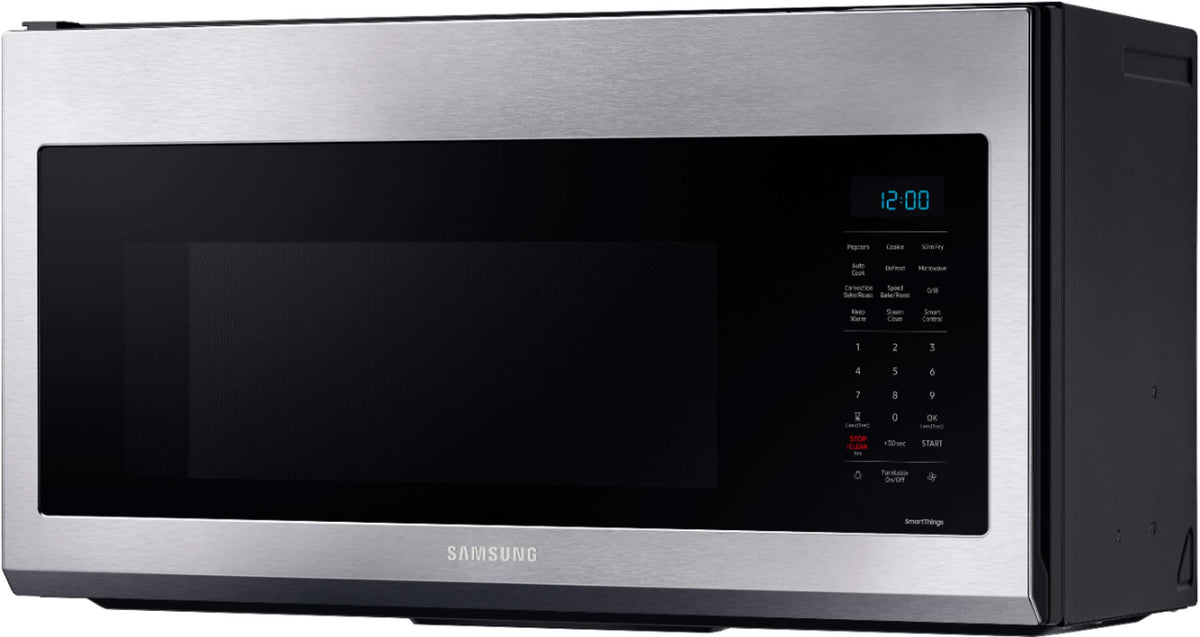 Samsung - 1.7 cu. ft. Over-the-Range Convection Microwave with WiFi - Stainless Steel
