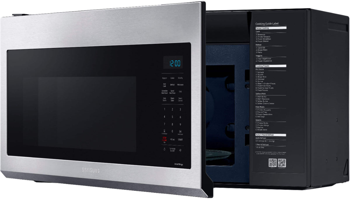 Samsung - 1.7 cu. ft. Over-the-Range Convection Microwave with WiFi - Stainless Steel