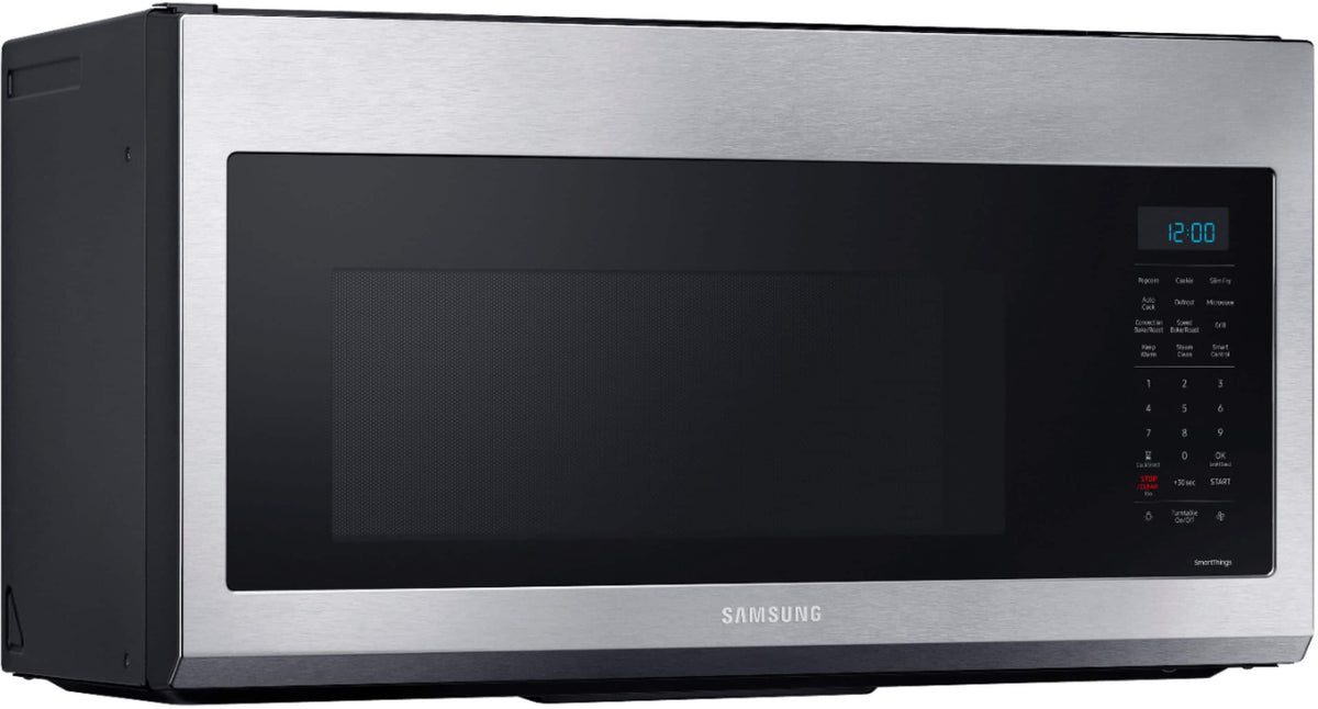 Samsung - 1.7 cu. ft. Over-the-Range Convection Microwave with WiFi - Stainless Steel