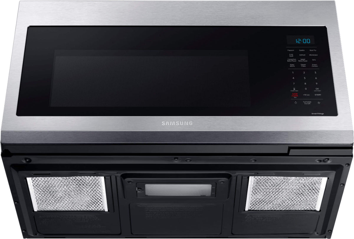 Samsung - 1.7 cu. ft. Over-the-Range Convection Microwave with WiFi - Stainless Steel
