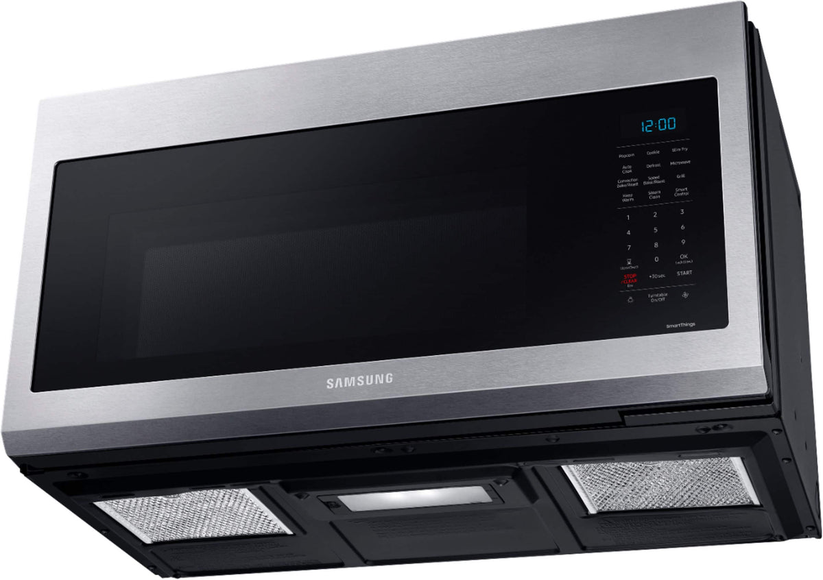 Samsung - 1.7 cu. ft. Over-the-Range Convection Microwave with WiFi - Stainless Steel