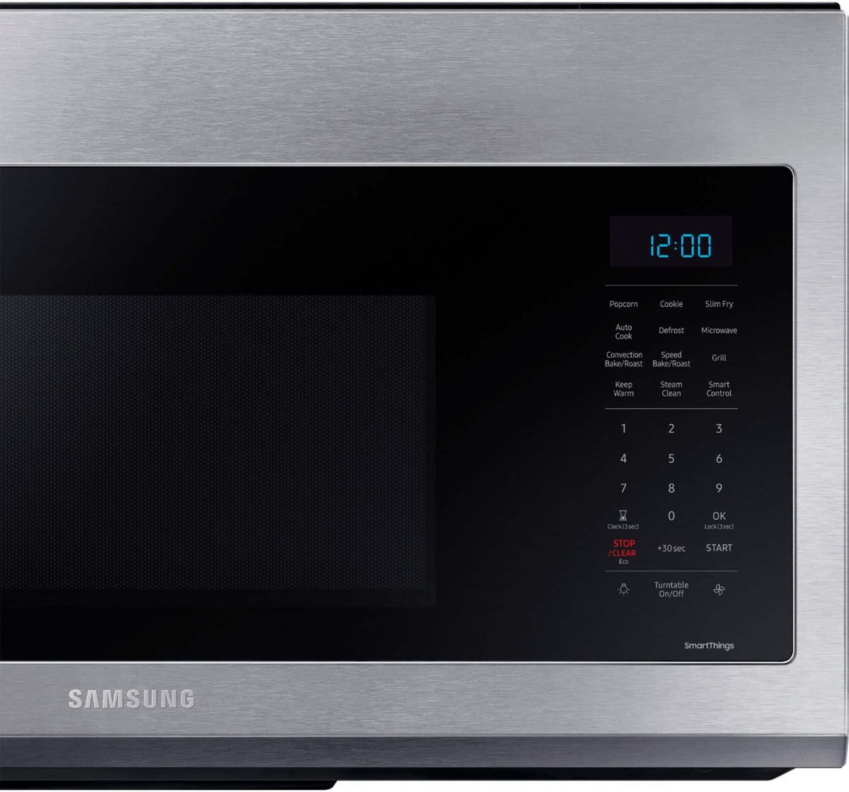 Samsung - 1.7 cu. ft. Over-the-Range Convection Microwave with WiFi - Stainless Steel