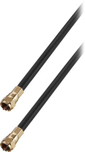 Rocketfish™ - 6' Indoor/Outdoor RG6 Coaxial Cable - Black