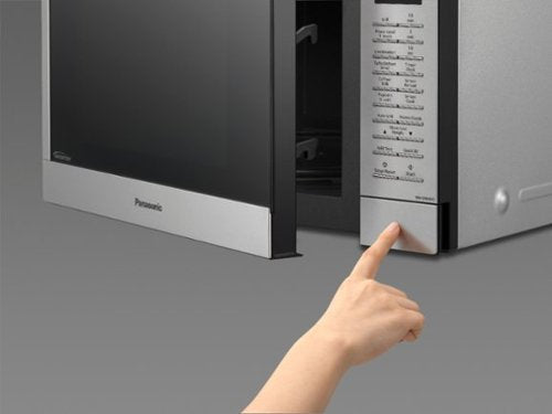 Panasonic - 1.2 Cu. Ft. 1200 Watt SN68KS Microwave with Inverter and Genius Sensor - Stainless Steel