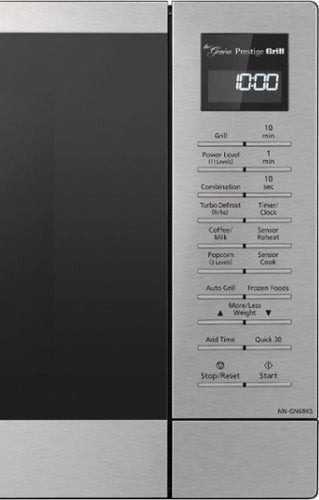 Panasonic - 1.2 Cu. Ft. 1200 Watt SN68KS Microwave with Inverter and Genius Sensor - Stainless Steel