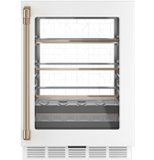 Café - 14-Bottle 126-Can Built-In Beverage Cooler with Wi-Fi - Matte White