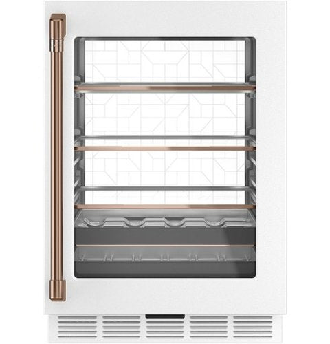 Café - 14-Bottle 126-Can Built-In Beverage Cooler with Wi-Fi - Matte White