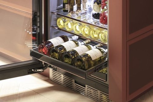 Café - 14-Bottle 126-Can Built-In Beverage Cooler with Wi-Fi - Matte White