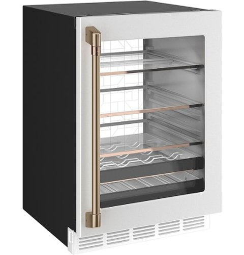 Café - 14-Bottle 126-Can Built-In Beverage Cooler with Wi-Fi - Matte White