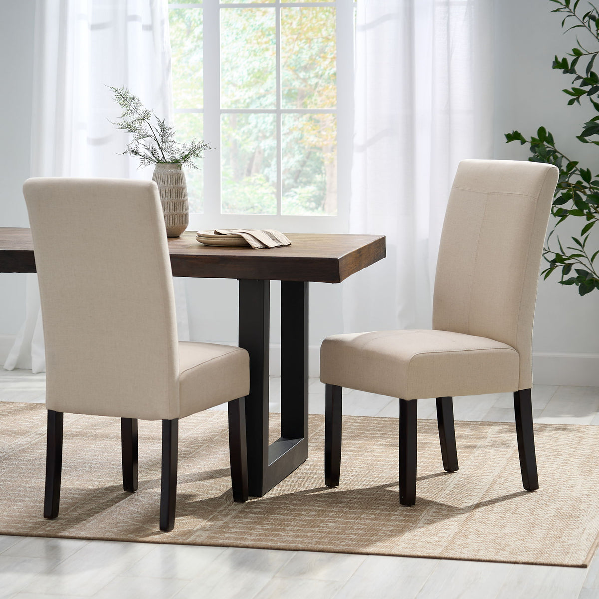 Pertica - Silla de comedor (Juego de 2) - Natural
