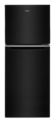 Whirlpool - 24 in. Wide 11.6 cu. ft. Top-Freezer Counter-Depth Refrigerator with Infinity Slide Shelf - Black