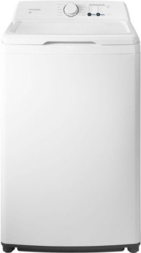Insignia™ - 3.7 Cu. Ft. High Efficiency 12-Cycle Top-Loading Washer - White