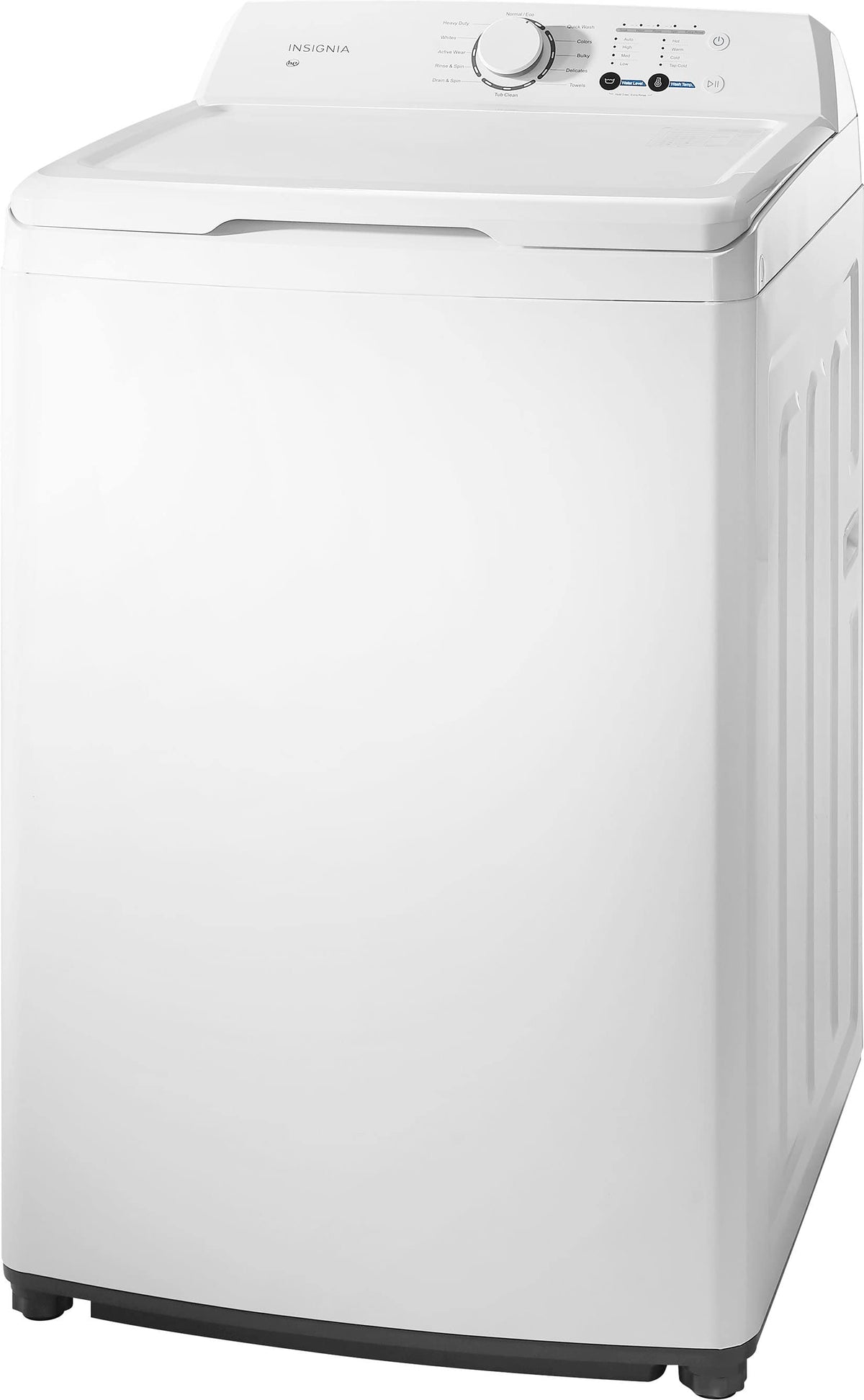 Insignia™ - 3.7 Cu. Ft. High Efficiency 12-Cycle Top-Loading Washer - White
