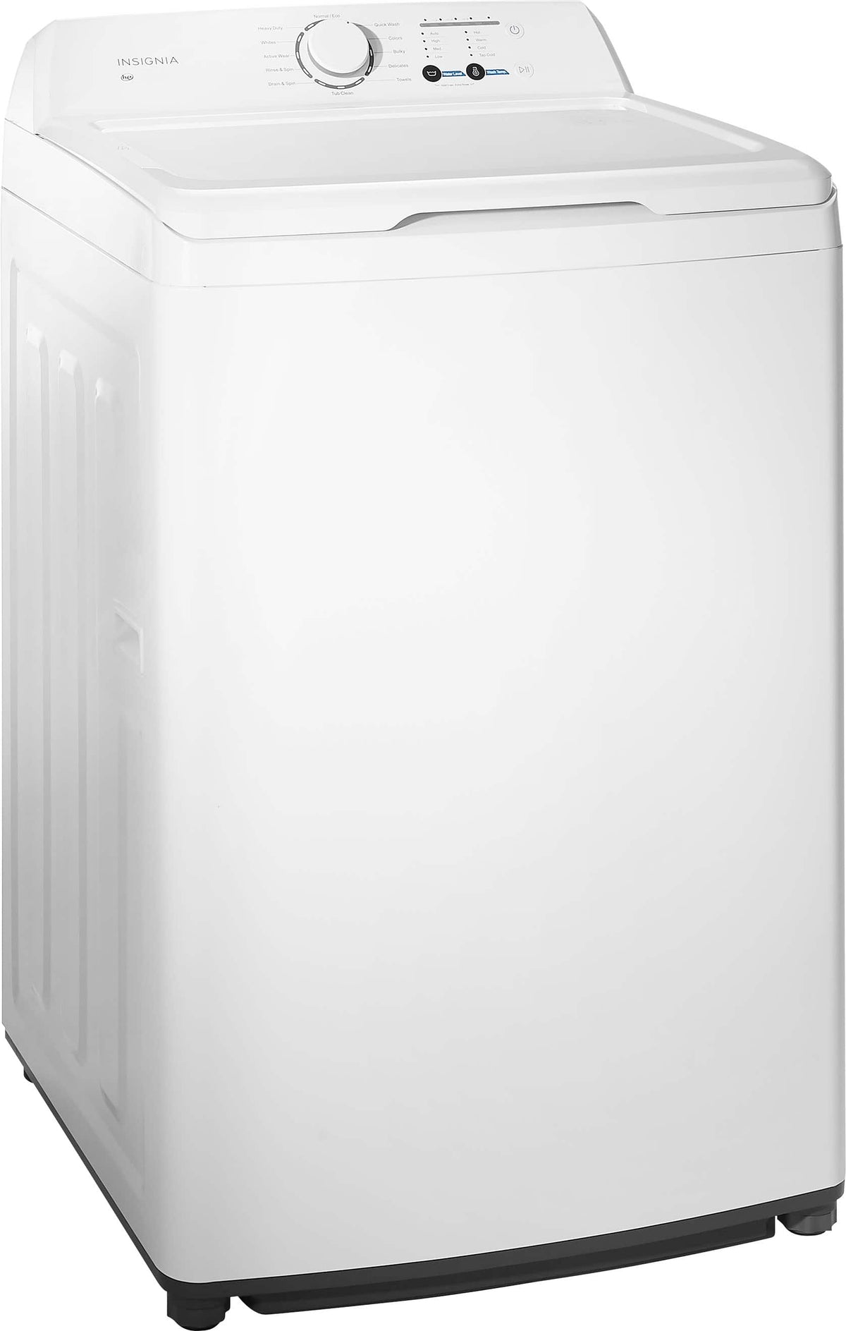 Insignia™ - 3.7 Cu. Ft. High Efficiency 12-Cycle Top-Loading Washer - White