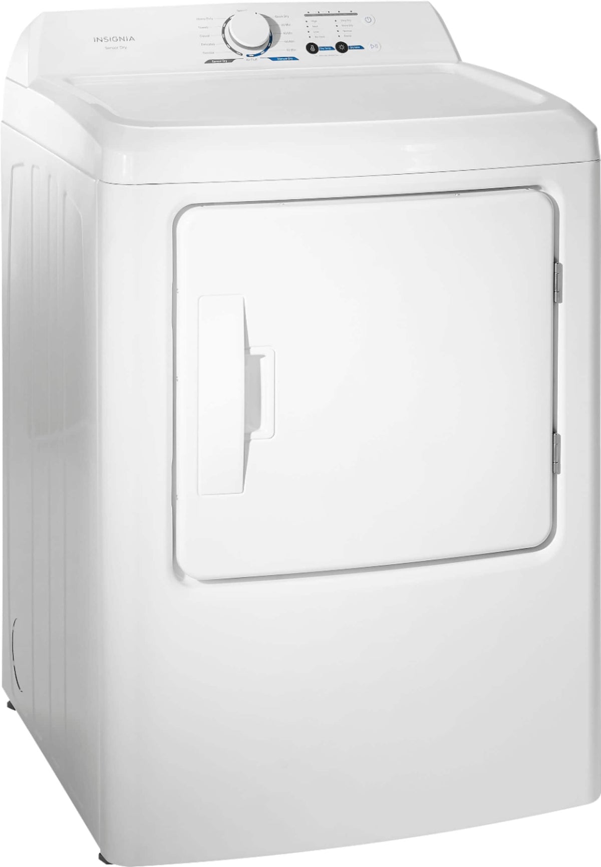 Insignia™ - 6.7 Cu. Ft. Electric Dryer with Sensor Dry - White