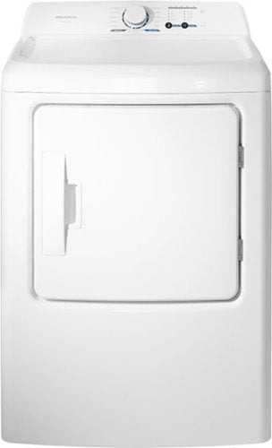Insignia™ - 6.7 Cu. Ft. Electric Dryer with Sensor Dry - White