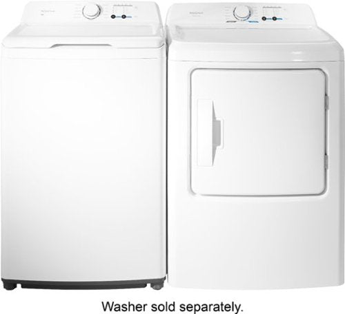 Insignia™ - 6.7 Cu. Ft. Electric Dryer with Sensor Dry - White
