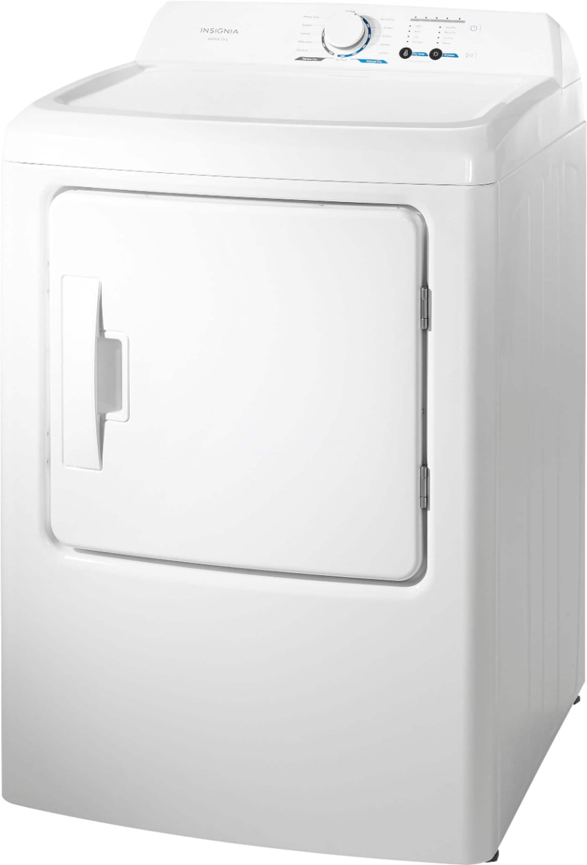 Insignia™ - 6.7 Cu. Ft. Electric Dryer with Sensor Dry - White