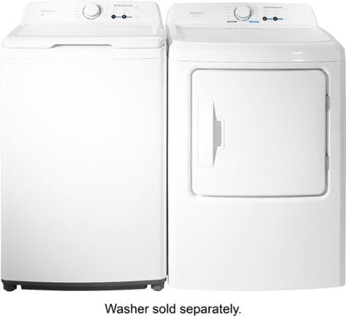 Insignia™ - 6.7 Cu. Ft. Gas Dryer with Sensor Dry - White