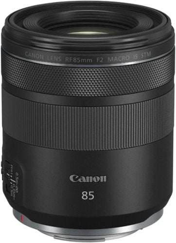 Canon - RF85mm F2 Macro IS STM Medium Telephoto Lens for EOS R-Series Cameras - Black