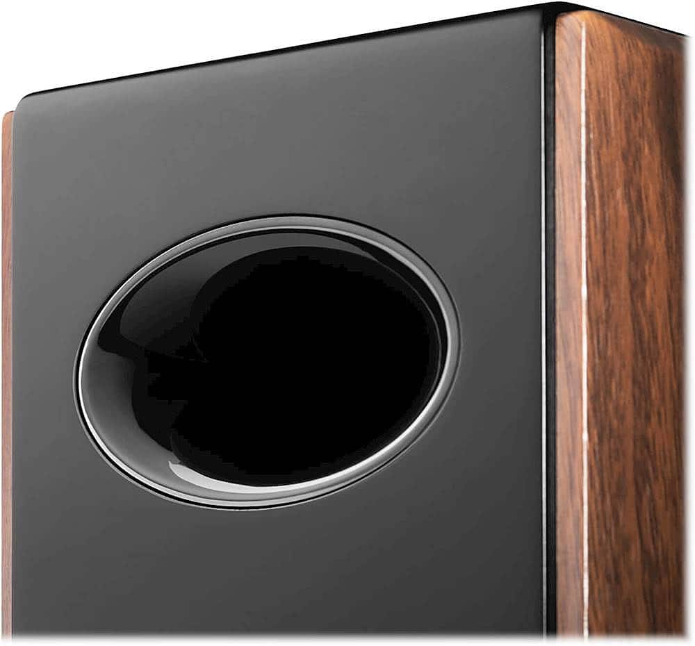 Edifier - S2000MKIII Powered Bluetooth Bookshelf, Computer - 130W Line-in Optical Input - Tri-Amped Studio Monitor 2.0 Speakers - Wood/Black