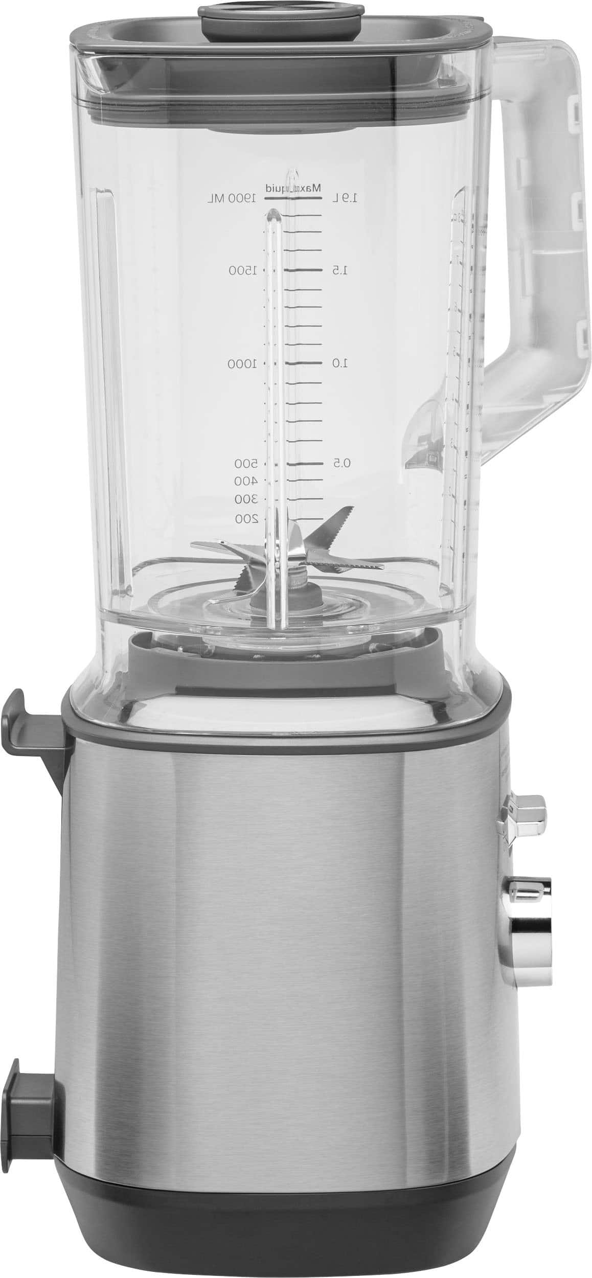 GE - 5-Speed 64-Oz. Blender with Blender Cups - Stainless Steel