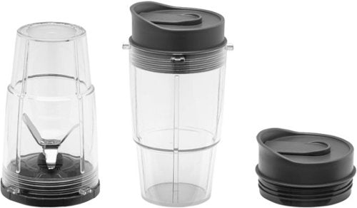 GE - 5-Speed 64-Oz. Blender with Blender Cups - Stainless Steel