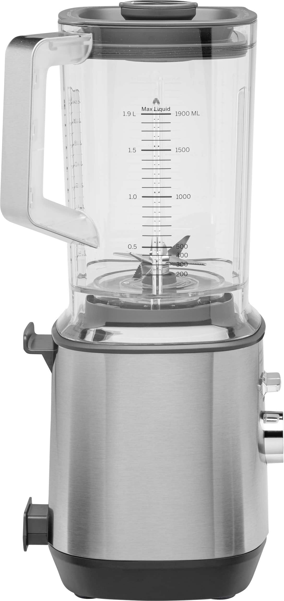 GE - 5-Speed 64-Oz. Blender with Blender Cups - Stainless Steel